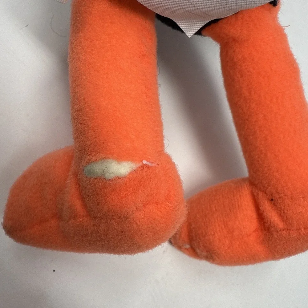 VTG Daffy Duck  1971 Warner Brothers 13 inch Plush Mighty Star Looney Tunes Read